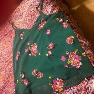 Floral Green Camisole Top torrid Sophie